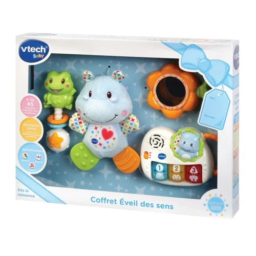 Coffret naissance Bleu - Eveil des sens