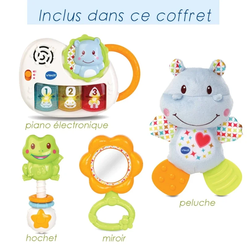 Coffret naissance Bleu - Eveil des sens