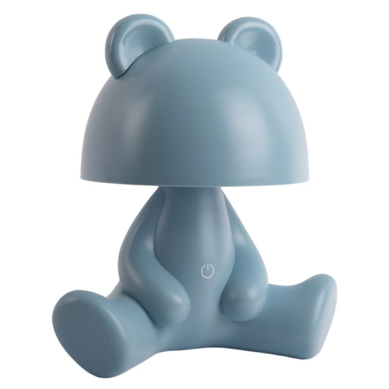 Leitmotiv LM2192BL 3 Table Lamp Bear LED Light Blue