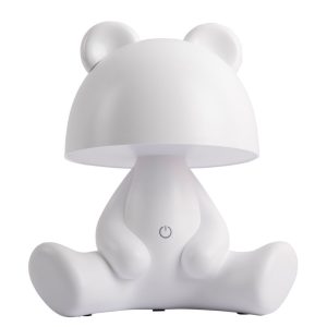 Leitmotiv LM2192WH 1 Table Lamp Bear LED Matt white