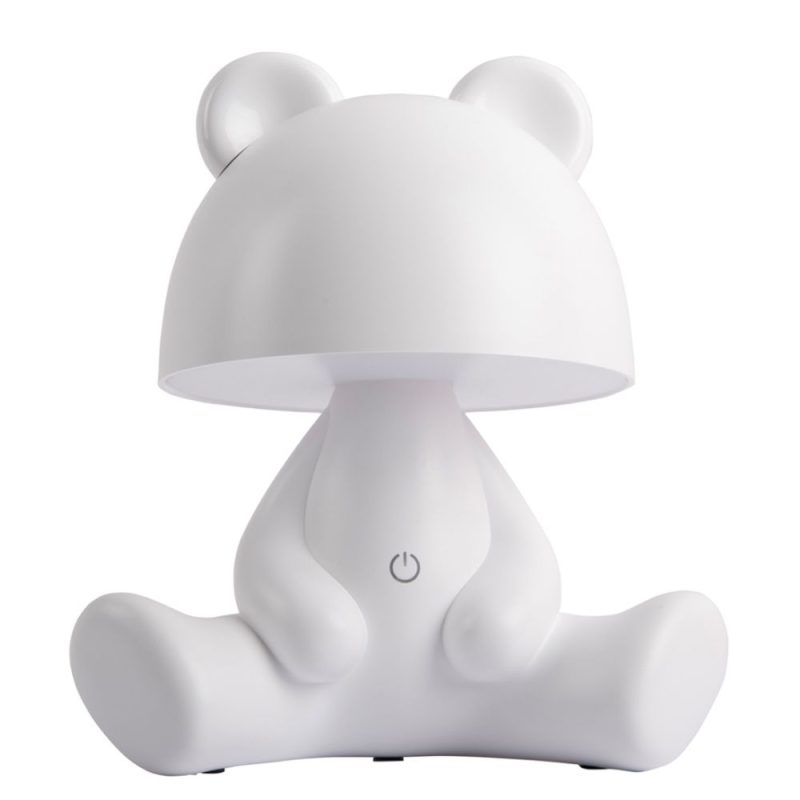 Leitmotiv LM2192WH 1 Table Lamp Bear LED Matt white