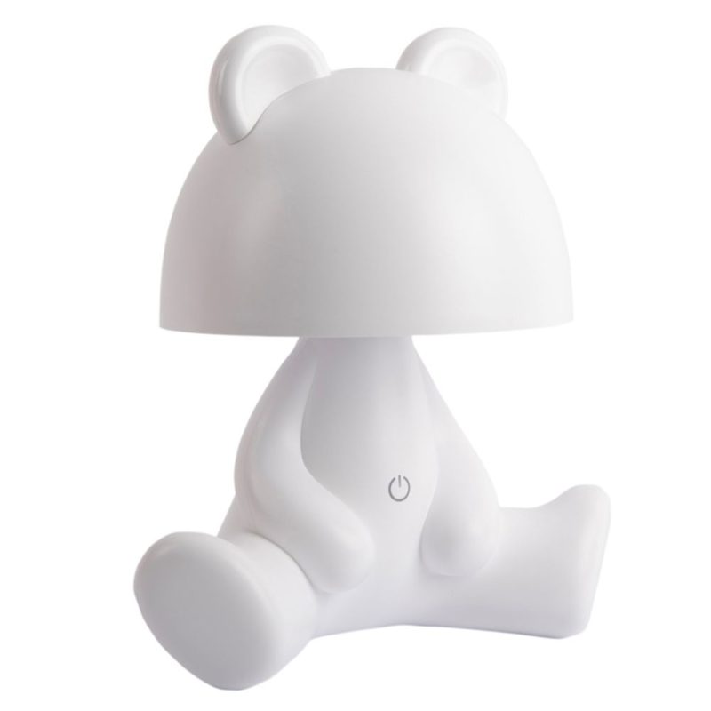 Leitmotiv LM2192WH 3 Table Lamp Bear LED Matt white