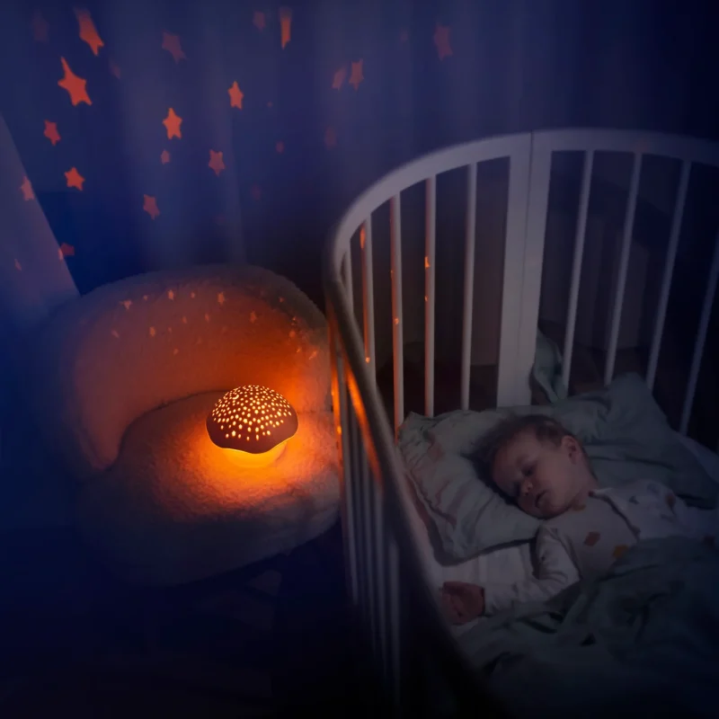 AngelCare SP02M P 5 Veilleuse Musical Champignon Rose AngelCare SP02M P 5 Veilleuse Musical Champignon Rose