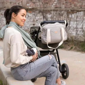 Doomo 37001024 4 Tablier D Allaitement Mom D Play Green Doomo