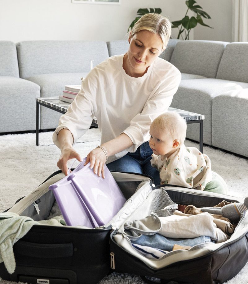 Stokke 531914 8 FlexiBath Lavender Folded Lavendre plie