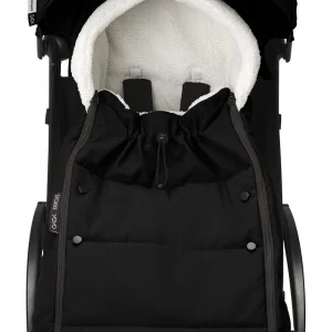 YOYO3 6PLUS Black FOOTMUFF Drawstring detail Front Chanceliere Noir YOYO3 6PLUS Black FOOTMUFF Drawstring detail Front Chanceliere Noir