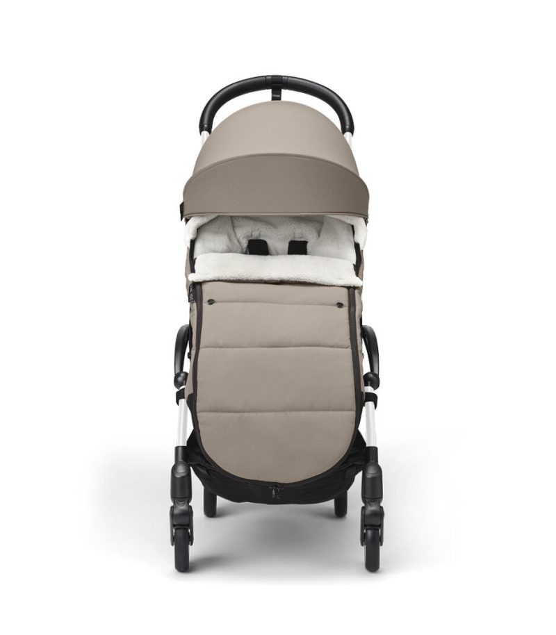YOYO3 6PLUS Taupe FOOTMUFF WhiteFrame Front canopy Chanceliere Taupejpg YOYO3 6PLUS Taupe FOOTMUFF WhiteFrame Front canopy Chanceliere Taupejpg
