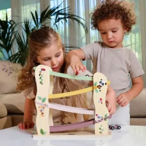 Tiny Love TL3333150521 3 Rampe De Course Et 4 Voitures En Bois