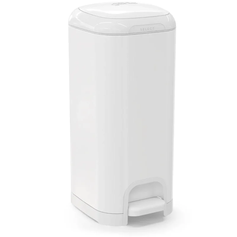 Angelcare Diaper Genie I000694 EU 2 Poubelle Acier Select Blanche