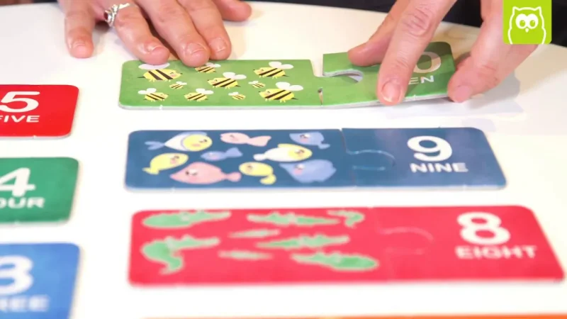 Eurekakids 483024 2 Numbers Puzzle Montessori Eurekakids