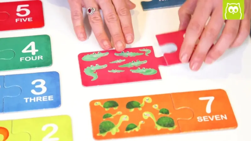 Eurekakids 483024 3 Numbers Puzzle Montessori Eurekakids