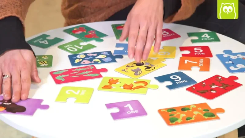 Eurekakids 483024 4 Numbers Puzzle Montessori Eurekakids