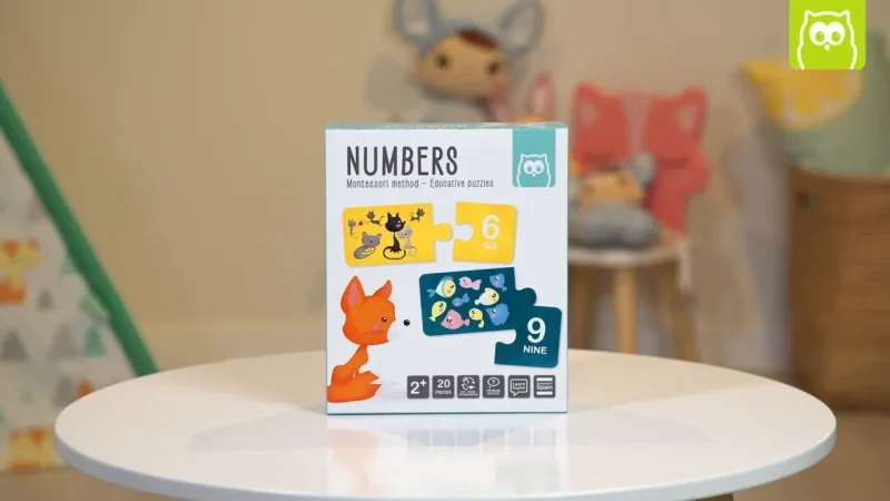 Eurekakids 483024 5 Numbers Puzzle Montessori Eurekakids