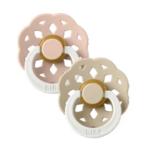 Bibs 230123 3 Sucettes Bibs Bohème Ronde Blush Vanilla Glow 0 6mois