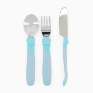 Twistshake 78219 1 Couverts en cier Inoxydable Bleu 12M