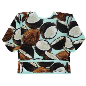 Twistshake 78509 1 Lot 2 Bavoirs Manches Longues Noix de Coco