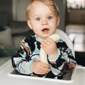 Twistshake 78509 4 Lot 2 Bavoirs Manches Longues Noix de Coco