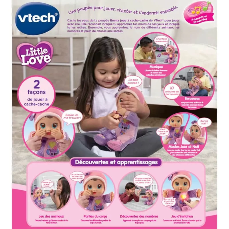 Vtech 538205 6 Emma Joue A Cache cache