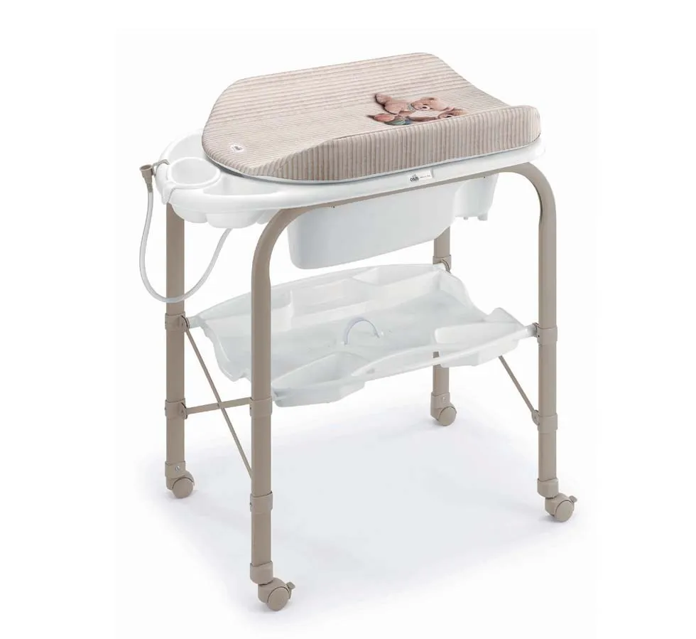 Baignoire Table à Langer Cambio 264 - Blanc et Taupe