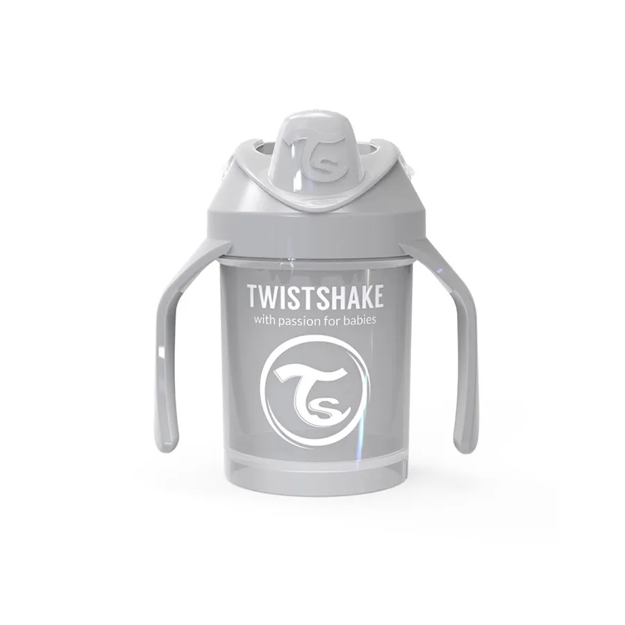 Tasse à Bec Pearl Gris Mini Cup 230ml-4M+
