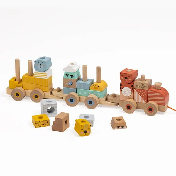 Eurekakids 691842199 2 Train Blocs En Bois Jungle Eurekakids Eurekakids 691842199 2 Train Blocs En Bois Jungle Eurekakids