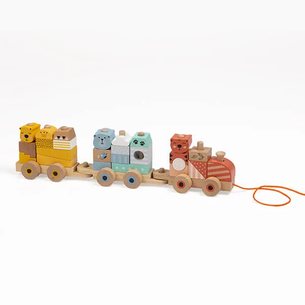 Eurekakids 691842199 3 Train Blocs En Bois Jungle Eurekakids Eurekakids 691842199 3 Train Blocs En Bois Jungle Eurekakids