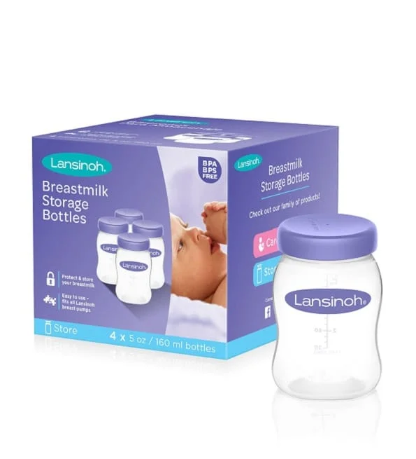 Lansinoh Lnsbc 2 Lansinoh Bouteilles De Conservation 4x160ml