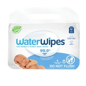 Waterwipes 420070 1 Lingettes Pour Bébé Waterwipes Pack 4×60 Waterwipes 420070 1 Lingettes Pour Bébé Waterwipes Pack 4×60