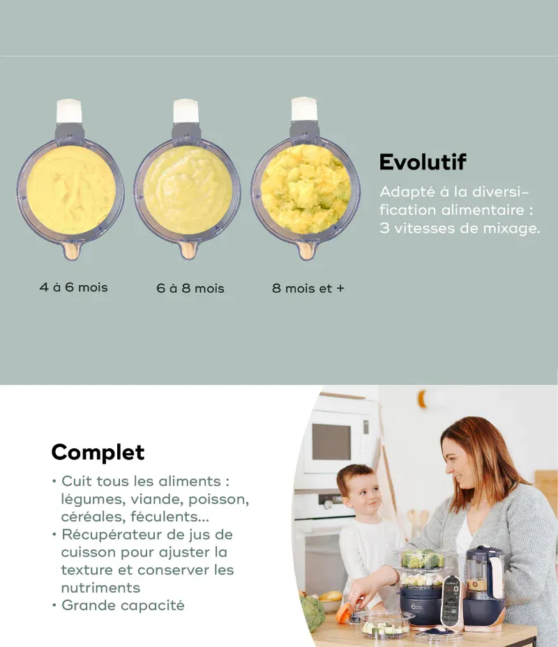 Babymoov A001127 7 Nutribaby (+) Xl + Livret Recettes