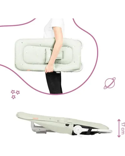 Badabulle B012014 2 Transat Pliable Lichen Badabulle