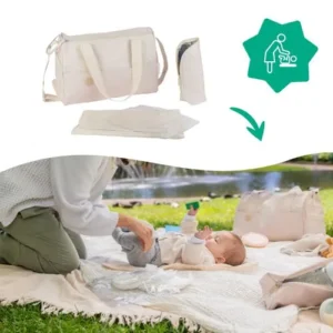 Badabulle B043042 2 Sac A Langer Pocketstyle Creme
