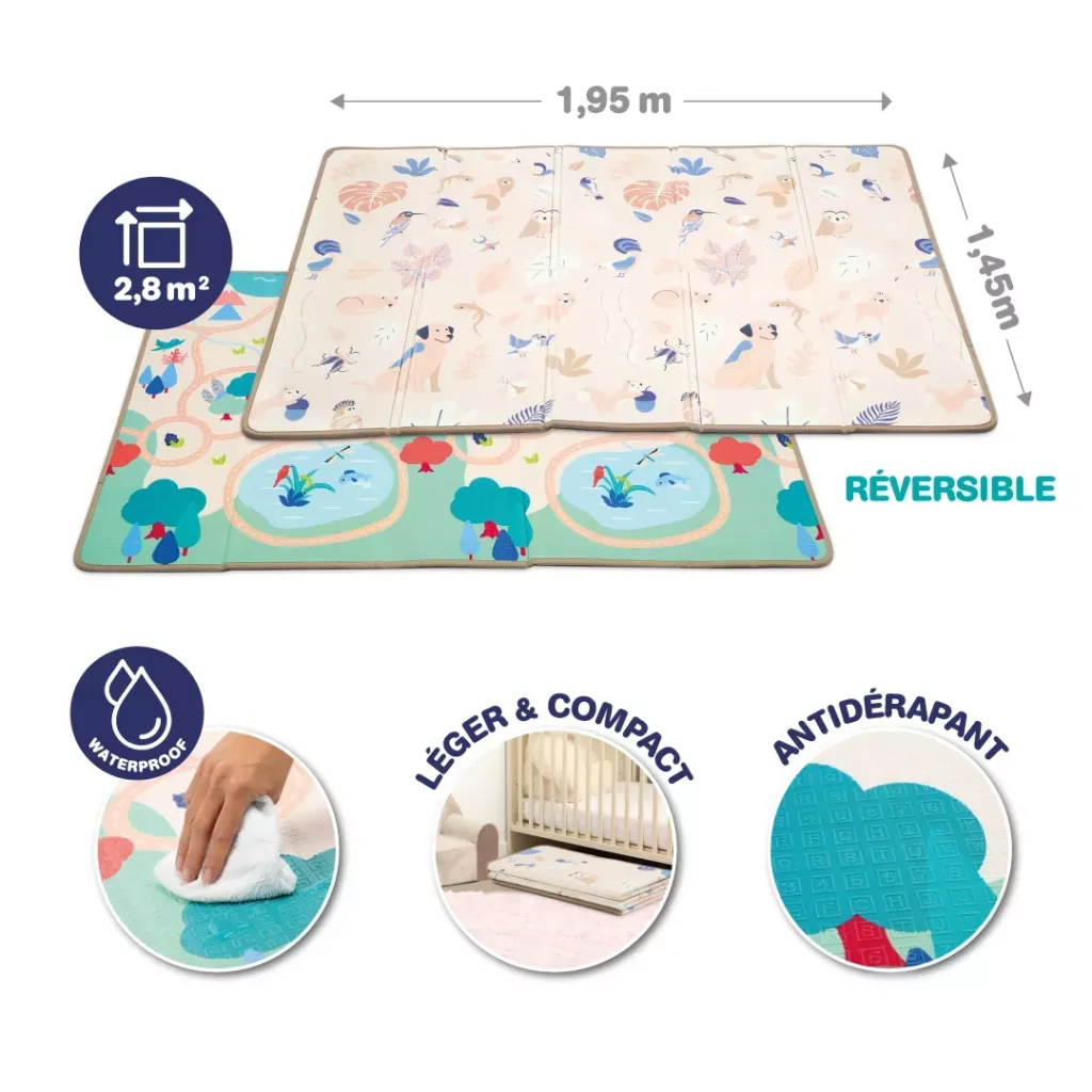 Ludi 20016 2 Tapis Pliable Xxl Ludi