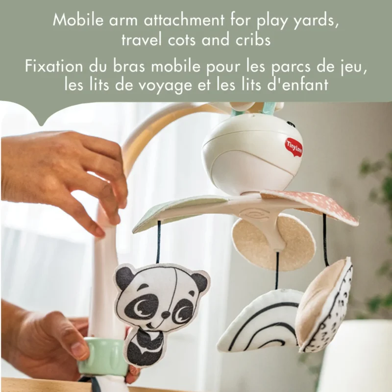 Tinylove 3333130811 7 Mobile De Voyage Musical Panda Black And White Tinylove 3333130811 7 Mobile De Voyage Musical Panda Black And White