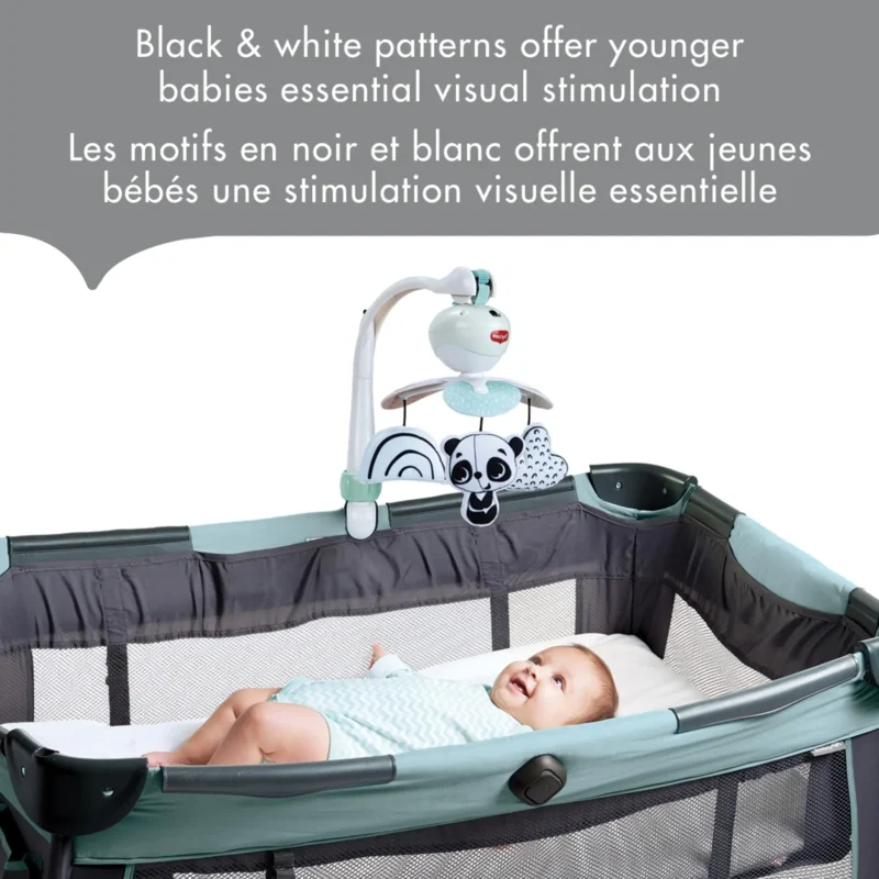Tinylove 3333130811 9 Mobile De Voyage Musical Panda Black And White Tinylove 3333130811 9 Mobile De Voyage Musical Panda Black And White