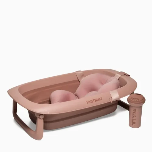 Twistshake 79145 1 Pack Baignoire Avec Coussin Et Rince Cheveux Rose