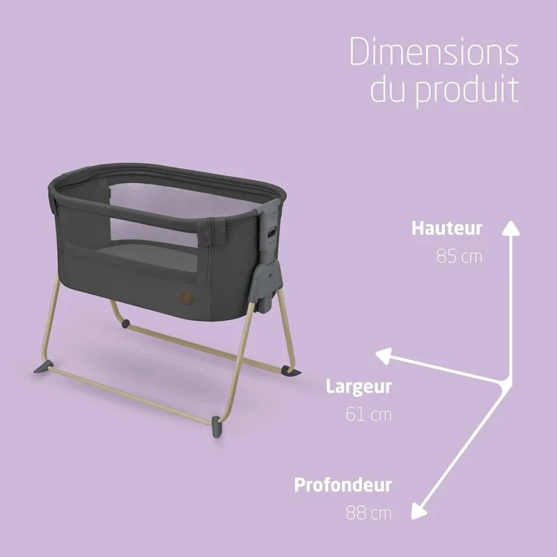 Maxi cosi 2029043110 7 Berceau Cododo Tori 2 en 1 Beyond Graphite