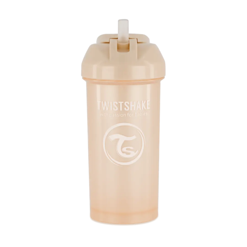 Twistshake 78448 1 Straw Bottle 360ml Pearl Champagne Twistshake 78448 1 Straw Bottle 360ml Pearl Champagne