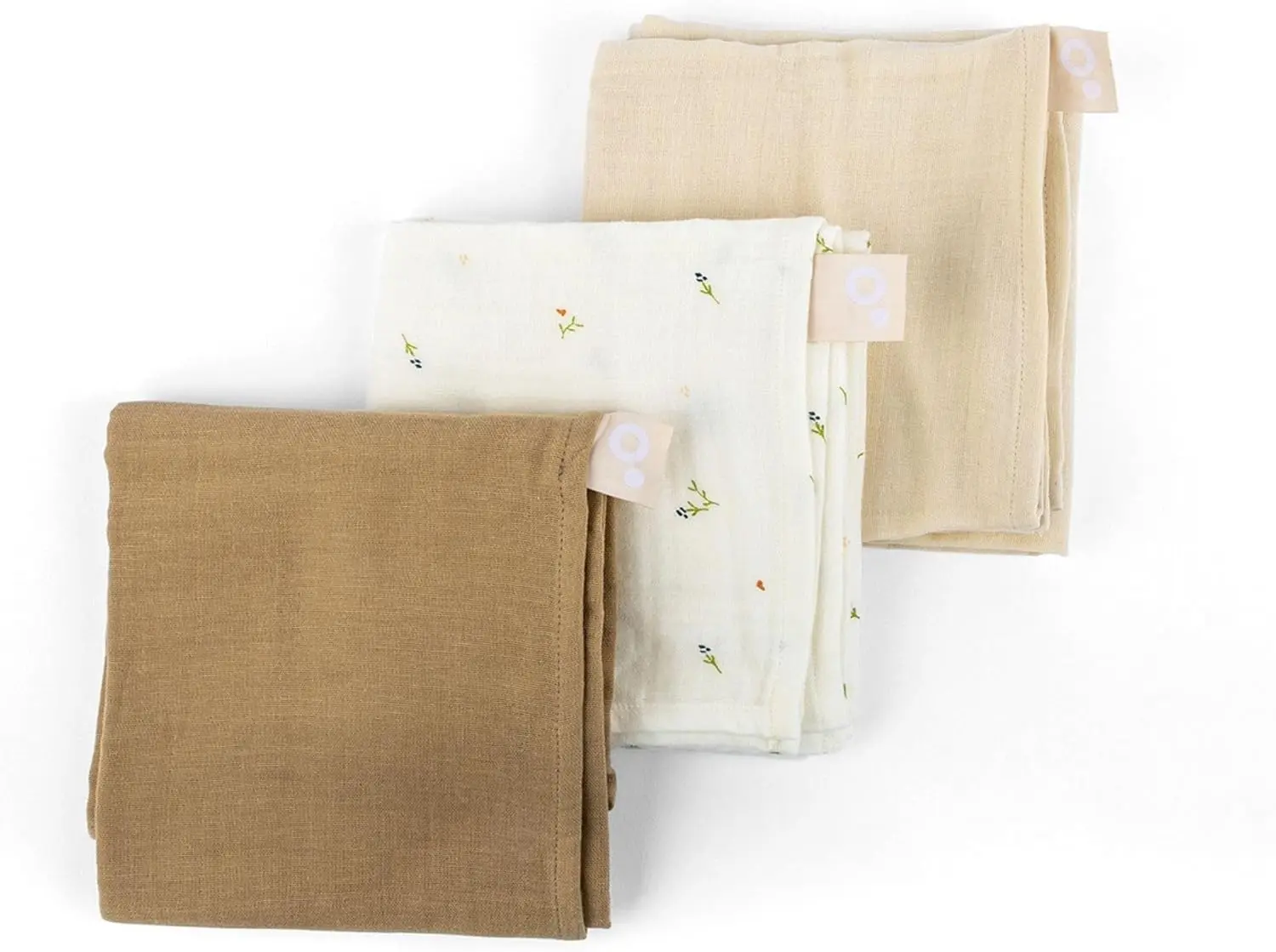 Set de 3 Langes Muslin 70x70 cm Sweet Cream Lovely