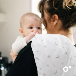 Domoo 34001001 5 Set De 3 Langes Muslin 70x70 Cm Flower Pink Lovely