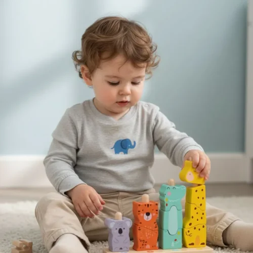 Eurekakids 69180547 2 Empileur De Comptage Wild