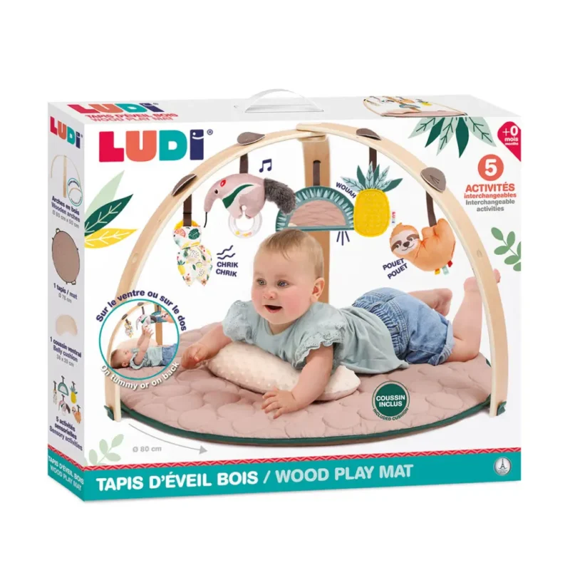 Ludi 20013 4 Ludi Tapis Arche Bois