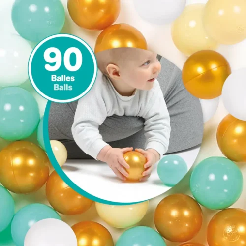 Ludi 90051 2 Balles De Jeu Or