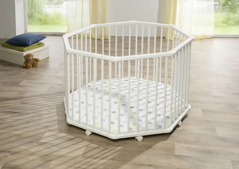 Geuther 2228. WE 013 6 Parc Pour Bébé Octogonal Octo parc