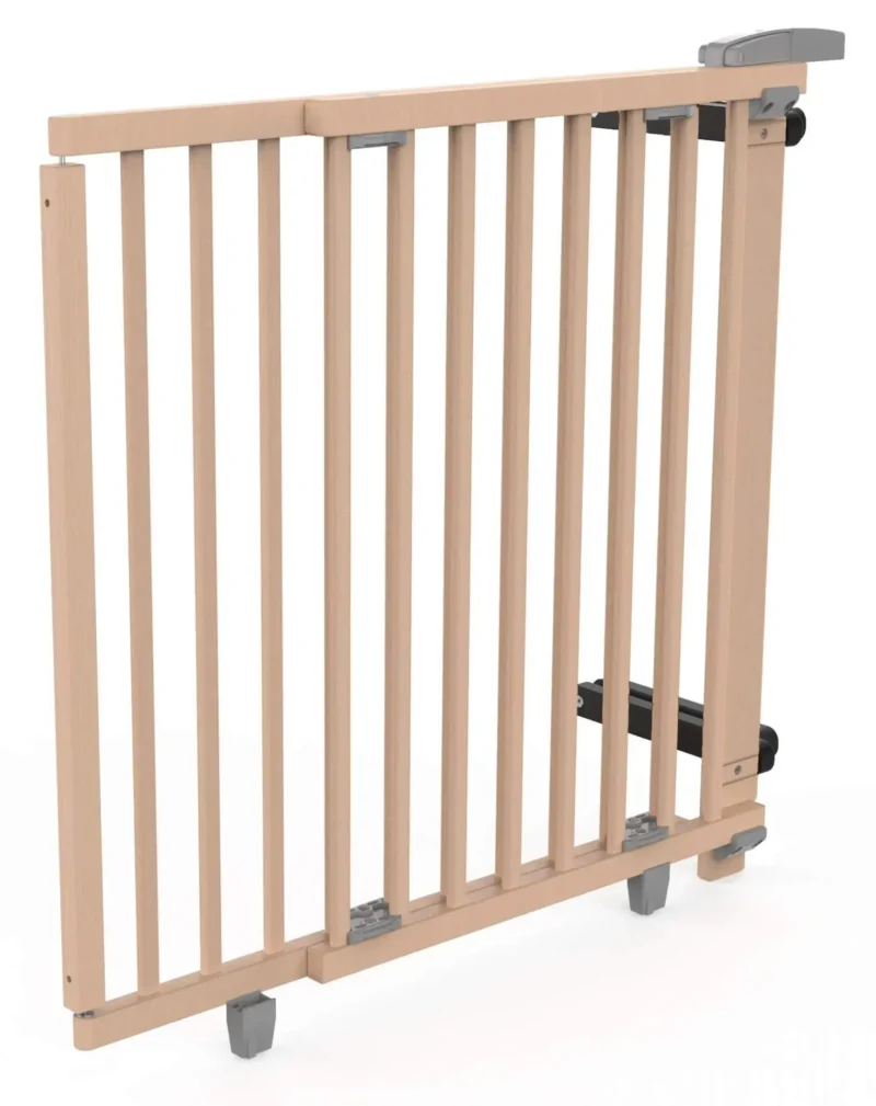 Geuther B 2735. NA 2 Barrière D' Escalier 2733 2735 Pour Ouvertures De 67 À 135 Cm En Bois