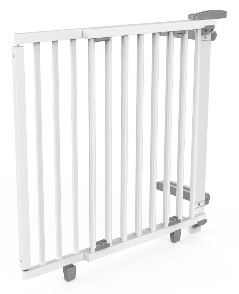 Geuther B 2735. WE 2 Barrière D' Escalier 2733 2735 Pour Ouvertures De 67 À 135 Cm En Bois