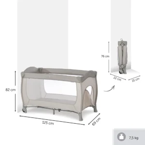 Hauck 60081 3 Lit De Voyage Sleep N Play Go Plus Beige