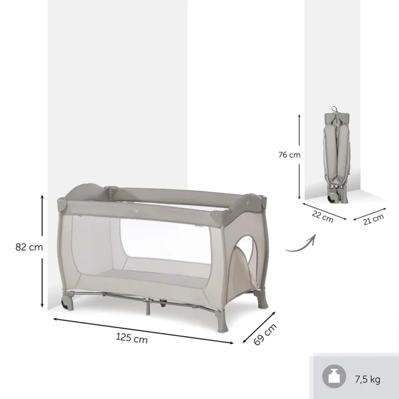 Hauck 60081 3 Lit De Voyage Sleep N Play Go Plus Beige