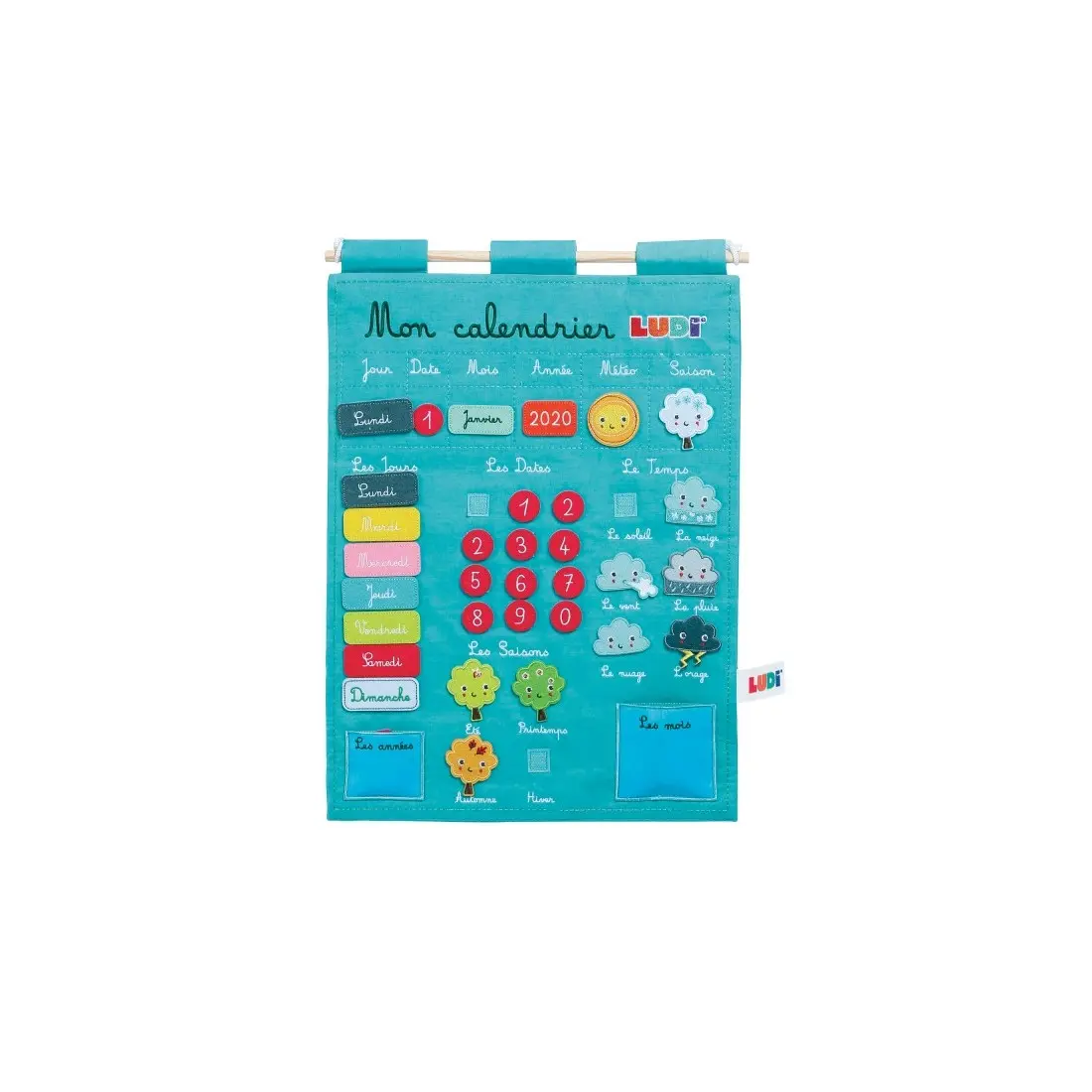 Calendrier Basic Bleu Ludi