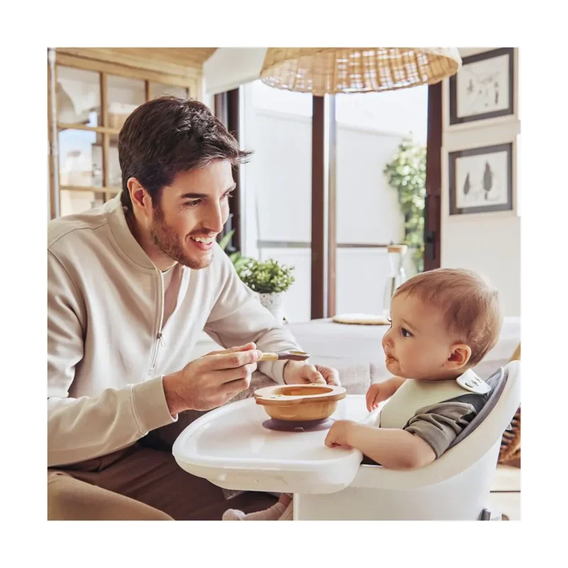 Miniland ML 89471 5 Ml 89471 bol En Bois Poussin + Cuillère