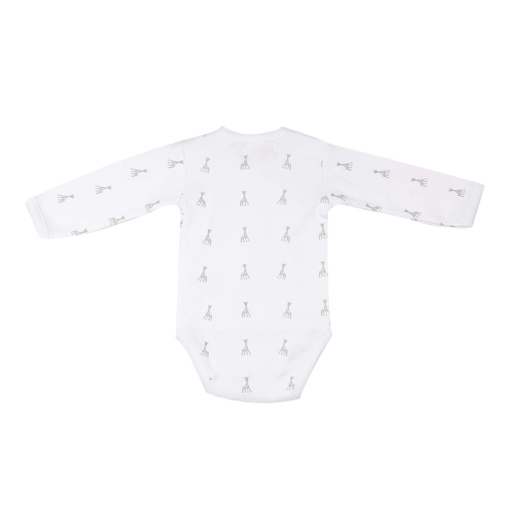 Body Blanc et Gris (3Mois) Sophie la girafe